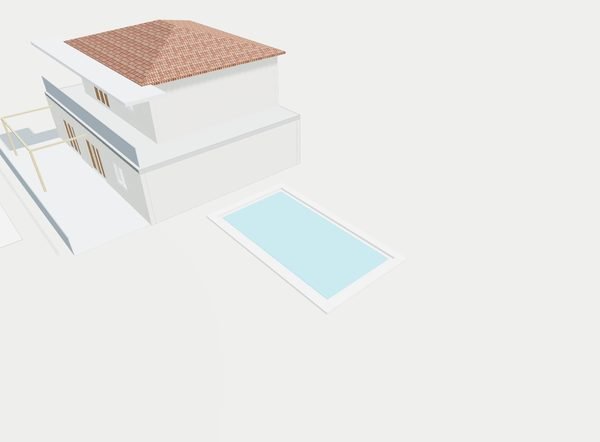 3D κατοικία με πισίνα